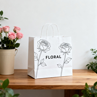 Sacs en papier kraft écologiques biodégradables et recyclables en gros, service personnalisé, best-seller, plusieurs tailles, logo imprimé de luxe, sacs de transport cosmétiques