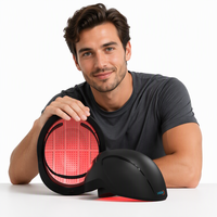 Casque laser VCSEL 552 diodes 655nm LLLT 2760mW 4 zones pour soins du cuir chevelu et cheveux clairsemés hommes femmes CE Vente en gros