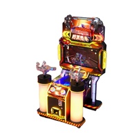 Machine de jeu d'arcade d'intérieur de haute qualité pour enfants, simulateur de tir au pistolet Gatlin personnalisé à 2 joueurs avec écran de 32 pouces, fonctionnant à monnayeur