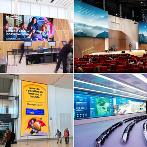 Écran d'affichage LED numérique, mur LED intérieur, écran LED intérieur, affichage LED en aluminium moulé sous pression, service frontal sans soudure, 3840Hz, 4k, 8k, 58mm - Product Image 3
