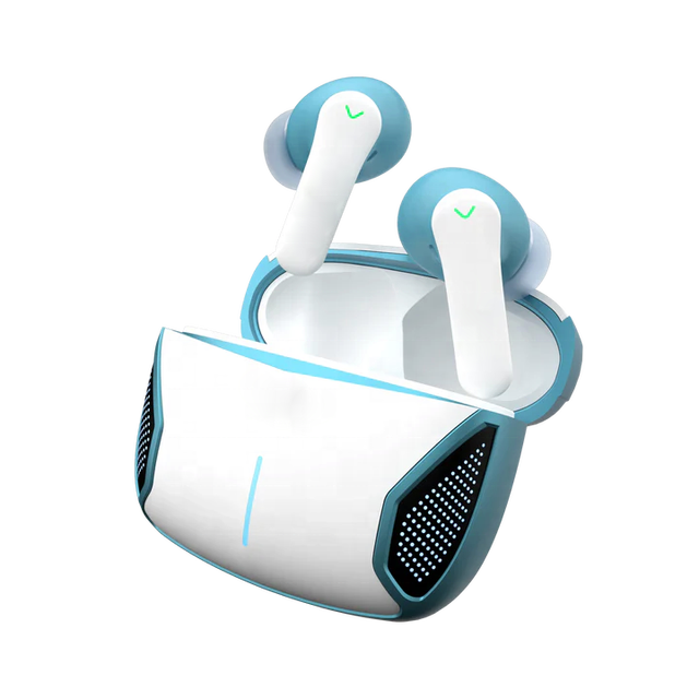 S41 In-Ear Gaming TWS Earbuds with Quad Mic ENC Low Latency for V5.3 LED Battery Indicator IPX5 Waterproof Custom Fit