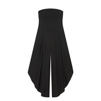 Combinaison tube chic et décontractée pour femme, nouvelle collection été 2026, style rétro sans manches.