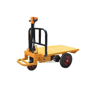 Handpush peut se tenir sur le site électrique à trois roues traction cendre lassa transport handpush transporteur voiture plate - Product Image 1