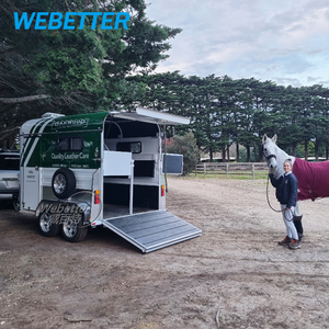 WEBETTER-Remorque classique américaine pour <span class=keywords><strong>chevaux</strong></span>, concessions, chariot <span class=keywords><strong>à</strong></span> <span class=keywords><strong>chevaux</strong></span>, <span class=keywords><strong>caravane</strong></span> flottante - Product Image 4