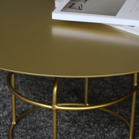 Table de chevet ronde en métal décoratif, design nordique moderne, table basse, meuble de chevet