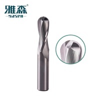 YASEN Fraise à queue de fraisage à double dent en carbure monobloc AlTiN à grande vitesse pour le bois, pour routeur CNC, ODM/OEM, pour le travail du bois