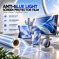 Filter Layar Privasi 2 Arah untuk Monitor Meja Anti-Spy Anti-Silau Pelindung Layar PET 21,5 Inci 23,8 Inci 27 Inci