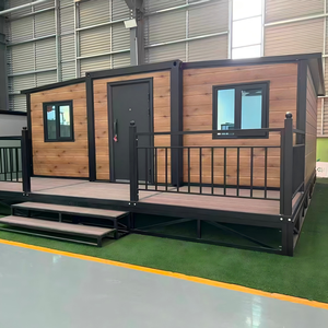 Vente Flash : Villa Préfabriquée Moderne Extensible en Conteneur, Isolée Thermiquement, Anti-Rouille, avec Porche et Intérieur Complet, Idéale pour Bureau - Product Image 2