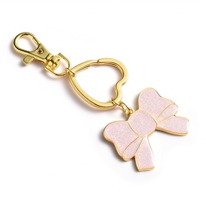 พวงกุญแจลายโบว์น่ารัก ของที่ระลึกสำหรับแจก ของชำร่วยโลหะ - Product Image 2