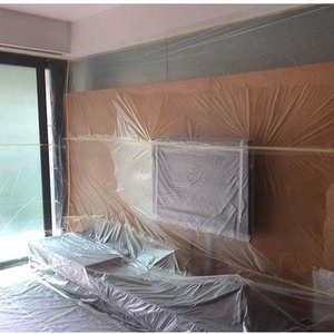 10' X 100' Heavy Duty clear 4 Mil Builders <strong>Plastic</strong> Film Construction Poly <strong>Plastic</strong> Rolls Waterproof <strong>Polythene</strong> Sheet for Concrete - Product Image 2