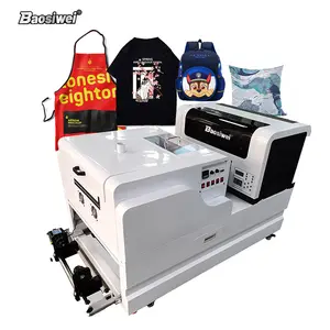 Baosiwei 2023 Últimas 30cm Dtf PET transferência filme T-shirt Dtf impressão rolo a3 impressora jato de tinta digital