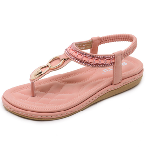 Best Seller <span class=keywords><strong>sandali</strong></span> in gomma coreana comodo <span class=keywords><strong>tacco</strong></span> piatto alla moda Slip-On per l'estate e l'autunno - Product Image 2