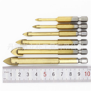 ดอกสว่านเจาะโลหะผสมทรงสามเหลี่ยม หัวหกเหลี่ยม ขนาดเมตริก สำหรับโลหะที่ไม่ใช่เหล็ก ขนาด 4 มม. 5 มม. 12 มม. ผิวเงา - Product Image 1