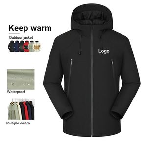 Chaquetas de Invierno para Hombre al por Mayor, Diseño Personalizado de Alta Calidad, Chaquetas Impermeables y Resistentes al Viento para Exteriores, Ropa de Trabajo, Ropa para Hombre - Product Image 3