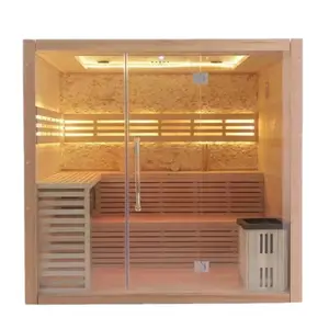 Canadian red cedar indoor wet steam stove sauna room manufacturer price portable wooden sauna and sauna tent portable steam
