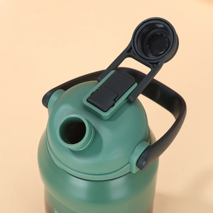 กระติกน้ำสแตนเลส304/201เก็บความร้อนผนังสองชั้น1000มล./1300มล. กระติกน้ำแบบสปอร์ต - Product Image 2