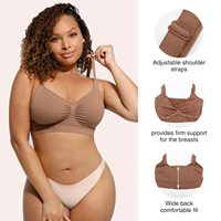 Nouveau Soutien-Gorge Gainant d'Été pour Femmes, Anti-Bourrelets Dorsaux, Soutien-Gorge sans Armature Rose et sans Coutures, Vente en Gros