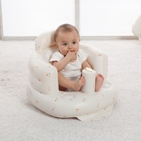 Siège d'apprentissage gonflable pour bébé VFUN V09, sans BPA, en PVC souple, canapé de soutien pour nourrisson, chaise portable pour bébé avec porte-gobelets, 3-30 mois
