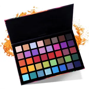 L104 Oogcosmetica Fabrikant Groothandel Hoge Kwaliteit Glitter Poeder Custom Waterdichte Oogschaduw Palet