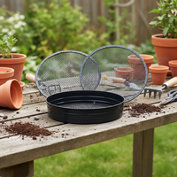 Prix d'usine Tamis de jardin en métal de 3/8 pouce, tamis à terre moderne pour jardin domestique, compost et criblage du sol