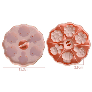 Cute Eco-Friendly Disposable Silicone Molds Fun Baking Mold DIY Tool Baby Food Dog Treats Chocolate Pastry <b>Jelly</b> Dessert Cake - Product Image 5