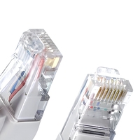 RJ45 Abgeschirmtes Cat6 UTP-Patchkabel mit CCA-Leitern für Ethernet