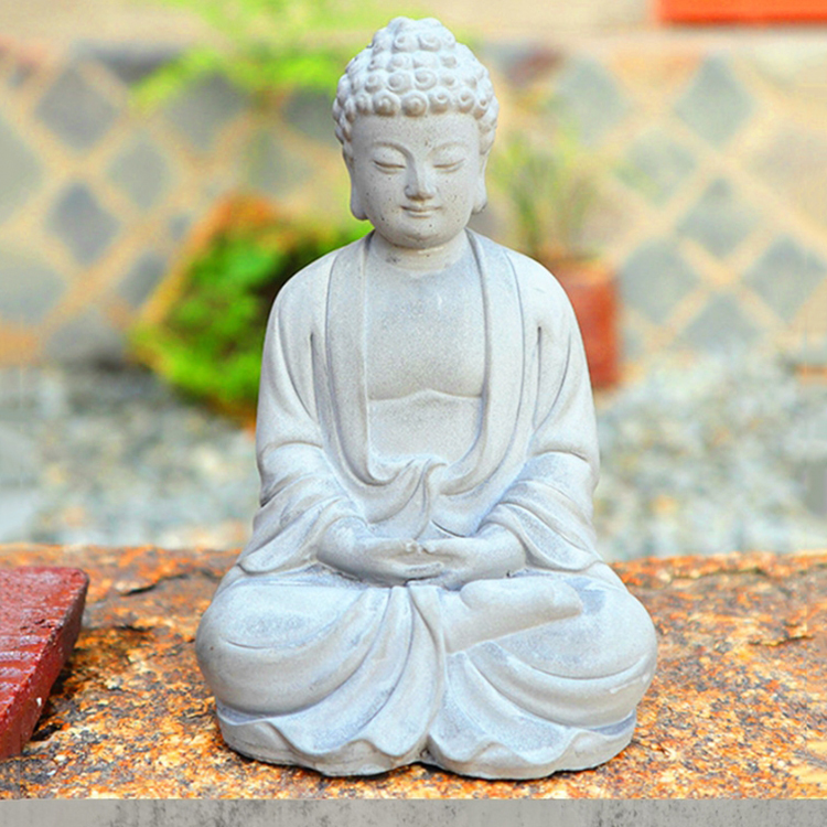 Stampo In Lattice Fai Da Te Per Decorazioni Da Giardino - Rilievo Buddha (142) Per Colate In Cemento