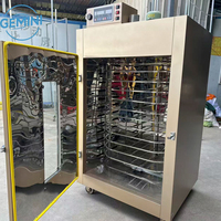 Essiccatore per foglie di tè a 8/12/20 vassoi, macchina mobile per essiccare frutta e verdura, forno professionale