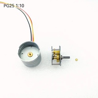 Moteur pas à pas micro à aimant permanent OEM PG25S-048-163/5 12V CC 2 phases, rapport de réduction 1/5, commande de mouvement pour actionnement de valve