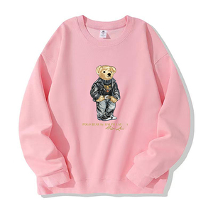 <span class=keywords><strong>Felpa</strong></span> 'X Bear' XL Autunno Inverno, Pullover Casual Oversize Unisex in Poliestere/Cotone Terry <span class=keywords><strong>con</strong></span> Stampa a Trasferimento Termico e Collo Tondo - Product Image 2