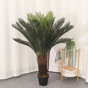 Nouvelle conception d'arbre artificiel en plastique Cycas, écologique, décoration de la maison pour Pâques - Product Image 5