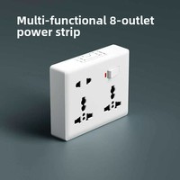 Konverter Soket Ekstensi Gaya Inggris Multifungsi GFCI WIFI untuk Penggunaan Rumah Tangga Stopkontak Multi-port Daya Tinggi USB Buatan Cina