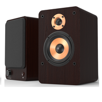 Moniteurs de studio HiFi professionnels 2.0 canaux avec alimentation, enceintes bibliothèque en bois avec DSP 3D, système de cinéma maison OEM/ODM