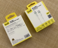 Câbles de données Type-C vers Type-C Budi de haute qualité 1m, câble USB-C PD 60W à charge rapide pour 15 16 16 Pro 16 Pro 17 Max