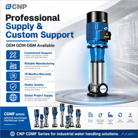 CNP CDMF Seri 2 tiang Ip55 Tefc Motor vertikal multitahap pompa sentrifugal untuk catu air sistem pemadam kebakaran