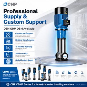 Pompe centrifuge multicellulaire verticale à moteur IP55 Tefc série CNP <span class=keywords><strong>CDMF</strong></span> à 2 pôles pour systèmes d'approvisionnement en eau de lutte contre l'incendie - Product Image 6