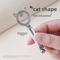 Nouvel aimant annulaire double tête en acier inoxydable massif, accessoires pour ongles, outils auxiliaires, vente en gros