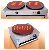 Machine à crêpes électrique Offre Spéciale en acier inoxydable cuisson crêpe commerciale en fonte faisant la machine
