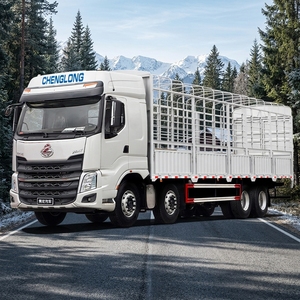 Camión de Carga Diésel Nuevo de China, 8X4, 350hp, Euro 5, Volante a la Izquierda, Cabina Chenglong, 8 Neumáticos, para Entrega Pesada, con Autorización para el Mercado Local - Product Image 1