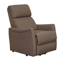 Fauteuil inclinable électrique avec massage, fonction de levage assisté, télécommande, pour soins à domicile et soins infirmiers, chaise à cadre en bois pour personnes âgées