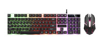 Set Keyboard dan Mouse Gaming Terbaru dengan Nuansa Mekanik, Berkabel, Bercahaya, Tahan Air, Kombinasi Keyboard dan Mouse Komputer