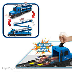 כבאים מתקפל כבאים פליטה פליטה אחסון צעצוע גדול משאית תחבורה דגם רכב מוביל לילדים - Product Image 3