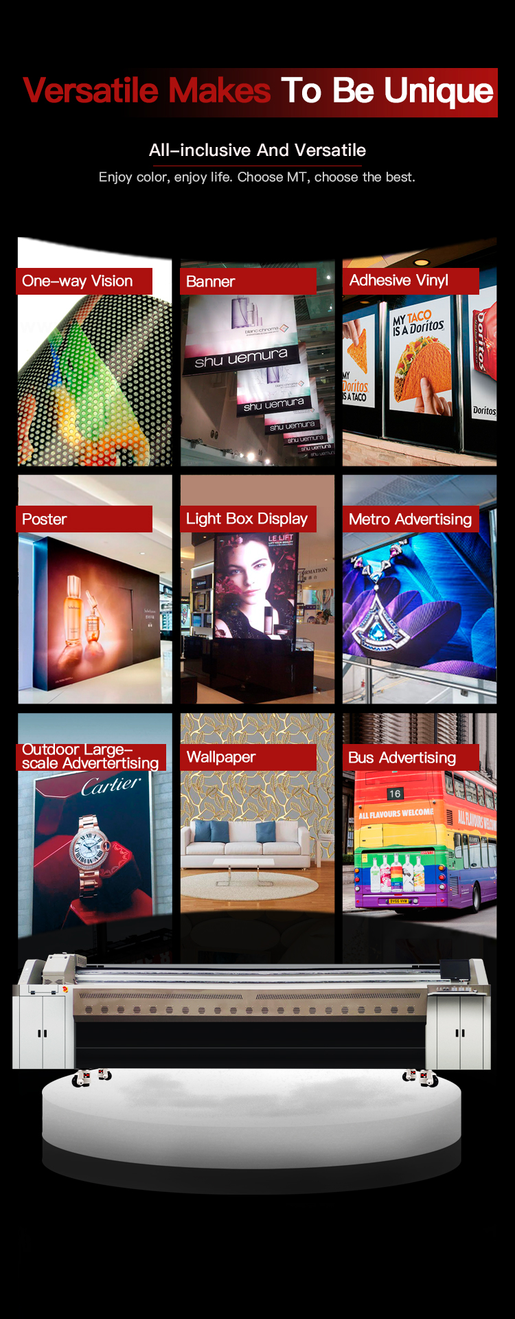 MT Digital Wide Format advertising Printer For Billboard MT-SF5306/4