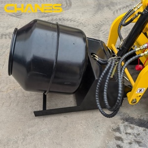 Tout nouveau mini mélangeur de ciment de chargeur de direction de dérapage même taille que d'autres marques avec le composant de moteur de noyau - Product Image 4