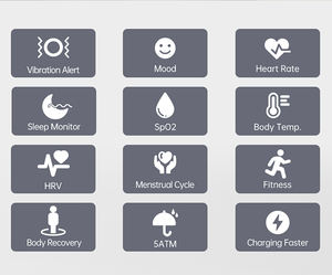 2026 Zarif Moda TM22 Akıllı Yüzükler Saat Hatırlatıcısı Motor Titreşimli Uyarılar Gelen Çağrı Titreşimli Parmak Yüzüğü Erkekler İçin - Product Image 6