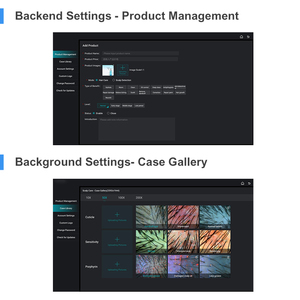 2024 Handheld Full Hd Ai Technologie Haar analyze gerät 7 In 1 Kopfhaut-Haarana ly seger ät Kopfhaut analyze gerät - Product Image 4