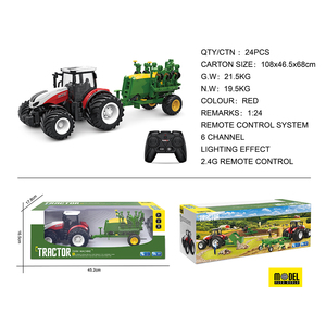 Jouets de voiture de ferme <span class=keywords><strong>John</strong></span> & Deered, modèle de semoir RC <span class=keywords><strong>tracteur</strong></span> <span class=keywords><strong>jouet</strong></span> pour enfants, échelle 1/24 6 CH 2.4 GHZ - Product Image 5