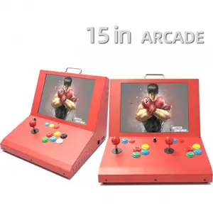 Mini 15 Inch Thuis Desktop Games Video Arcade Game Machine Malaysia Motorfiets Gp Simulator Raceauto Game Machine