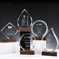 Trophée en cristal personnalisé avec gravure et impression laser pour cadeau de remerciement pour les médecins - Vente en gros Small Bridge