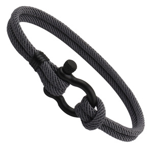 Pulsera de Acero Inoxidable Negra de Alta Calidad con Diseño de Cuerda Milanesa Trenzada Ajustable para Parejas, Amistad, Regalo, Joyería - Product Image 3